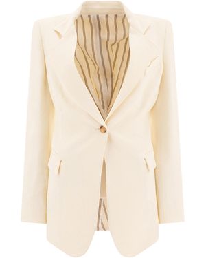 Etro Single-Breasted Tailored Blazer - White