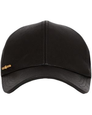 Balmain Lambskin Cap - Black