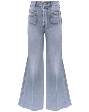 Zimmermann Belt Loop Jeans - Blue