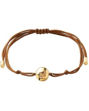 Fendi Sphera Embellisshed Bracelet - Brown