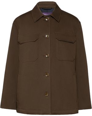 Weekend by Maxmara Cotton Satin Jacket - Brown