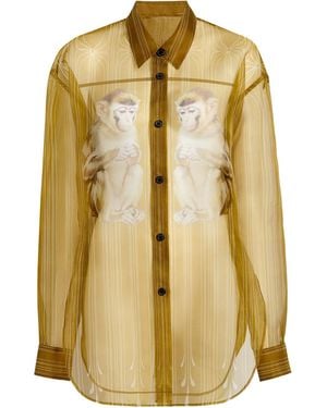 KHAITE Goya Top - Metallic