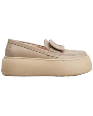 Roger Vivier Viv' Up Loafers - Natural