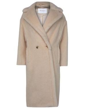 Max Mara Teddy Tedgirl Coat - Natural