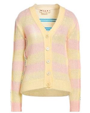 Marni Striped Knit Sweater - Yellow