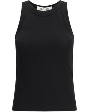 Rohe Racerback Jersey Top - Black
