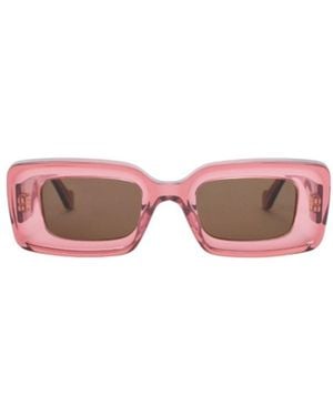 Loewe Rectangular Sunglasses - Pink