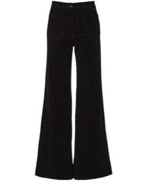 Nili Lotan Flared Casual Trousers - Black