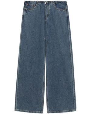 Still Here Button-Fly Jeans - Blue
