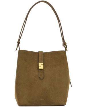 Soeur Bello Suede Shoulder Bag - Multicolor