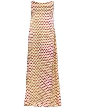 Dries Van Noten Printed Maxi Dress - Natural