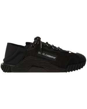 Dolce & Gabbana Ns1 Lace-Up Trainers - Black