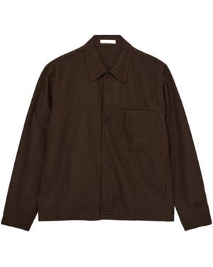 Norse Projects Collared Long-Sleeved Shirt - Brown