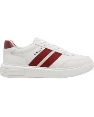 Bally Logo Printed Lace-Up Trainers - Multicolour