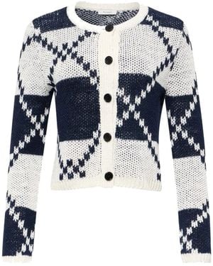 JW Anderson Fairisle Cardigan - Blue
