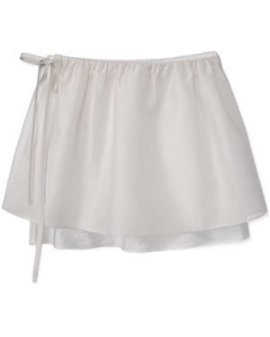DUNST Layered Mini Skirt - White