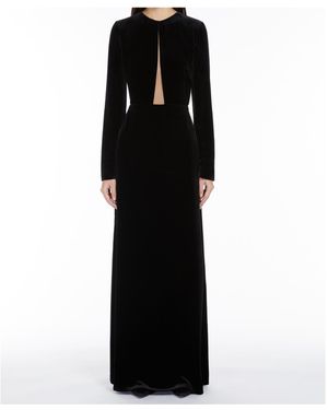 Max Mara Studio Pioppo Long Dress in Red | Lyst