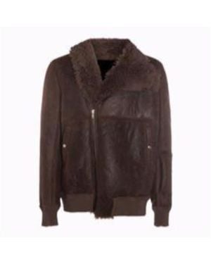 Rick Owens Hollywood Zipped Coat - Brown