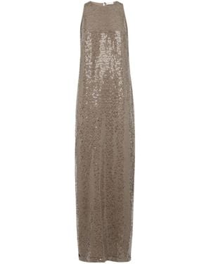 Brunello Cucinelli Sleeveless Dress - Natural