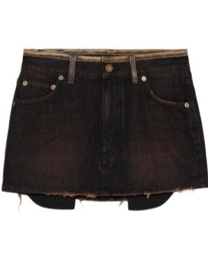 Jonathan Simkhai Sally Denim Mini Skirt - Black