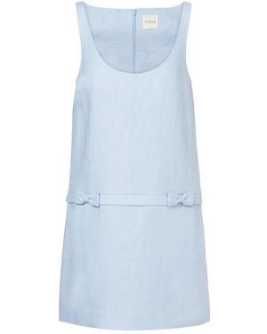 Posse Harper Linen Minidress - Blue