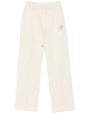 CASABLANCA Logo-Patch Drawstring Track Trousers - White