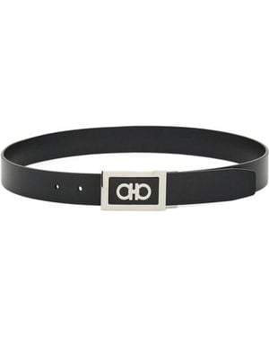 Ferragamo Ferragamo Reversible Buckle Belt - White