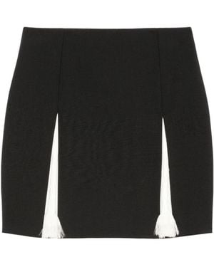 Givenchy Slit Detailed Mini Skirt - Black