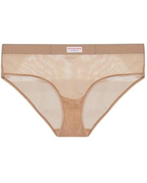 Alexander Wang Fine Mesh Underwear - Natural