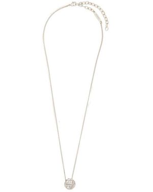 Ferragamo Pendant Necklace - White
