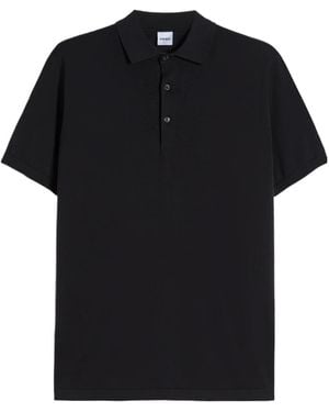 Aspesi Button Polo Shirt - Black