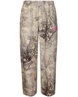 BBCICECREAM Arch Logo Wide-Leg Joggers - Natural