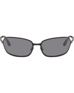 Kuboraum Wraparound Sunglasses - White