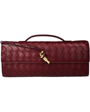 Bottega Veneta Woven Handbag - Red