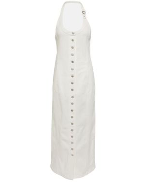 Courreges Halter Neck Dress - White