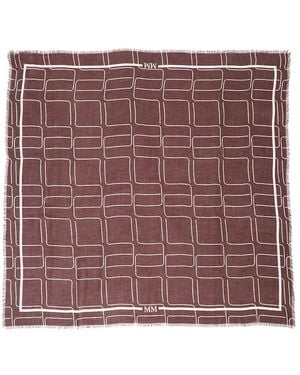 Max Mara Patterned Scarf - Purple