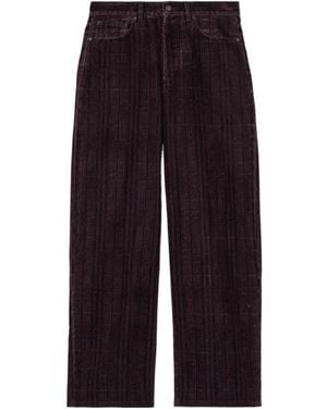 Burberry Relaxed Check Jeans - Blue