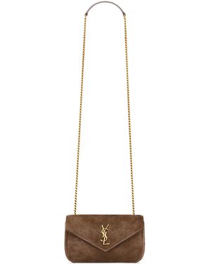 Saint Laurent Flap Shoulder Bag - White