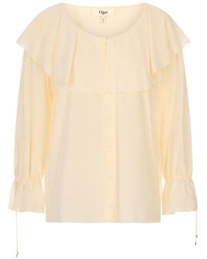 Chloé Long-Sleeved Top - Natural