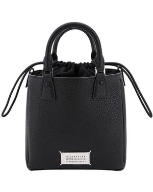 Maison Margiela 5Ac Vertical Top Handle Bag - Black