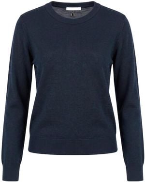 Patrizia Pepe Crew-Neck Long-Sleeve Sweater - Blue