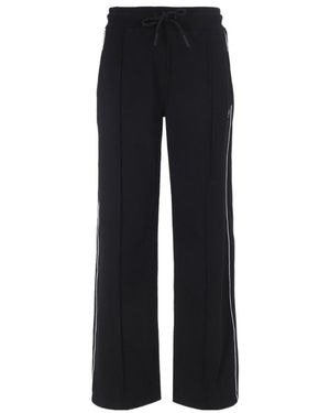 Moose Knuckles Malibu Logo Plaque Drawstring Pants - Black