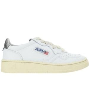 Autry Logo Low-Cut Casual Shoes - White
