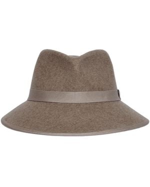 Max Mara Wool Felt Hat - Brown
