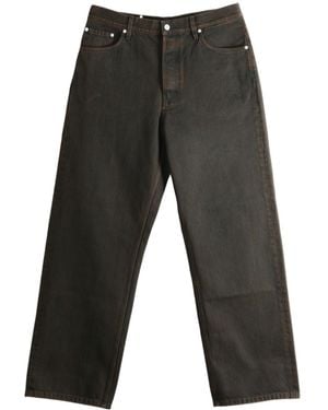 Dries Van Noten Belt-Loop Jeans - Gray