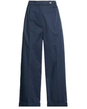 MAX&Co. Loose Straight-Leg Trousers - Blue