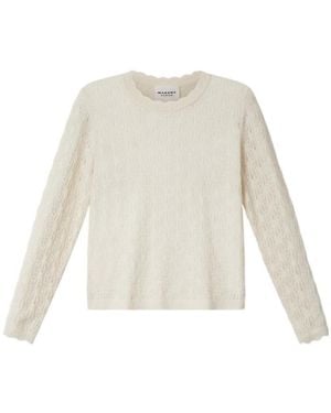 Isabel Marant Obeline Pullover - White