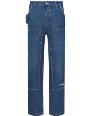 Dior Christian Tag Carpenter Jeans - Blue