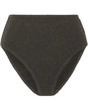 TOTEME Pleated Bikini Bottoms - Grey
