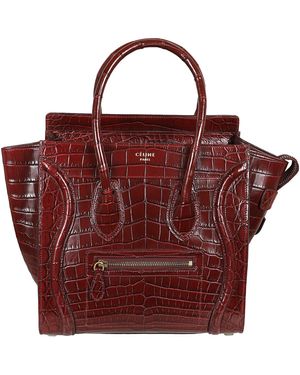 Celine Smiley Handbag - Red